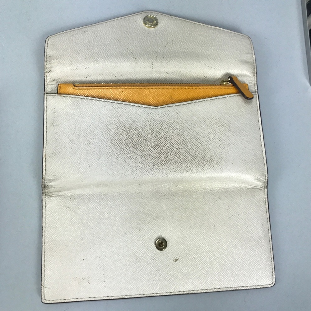 MICHAEL KORS MK Saffiano Colorblock Cc Snap Wallet - Picture 7 of 8